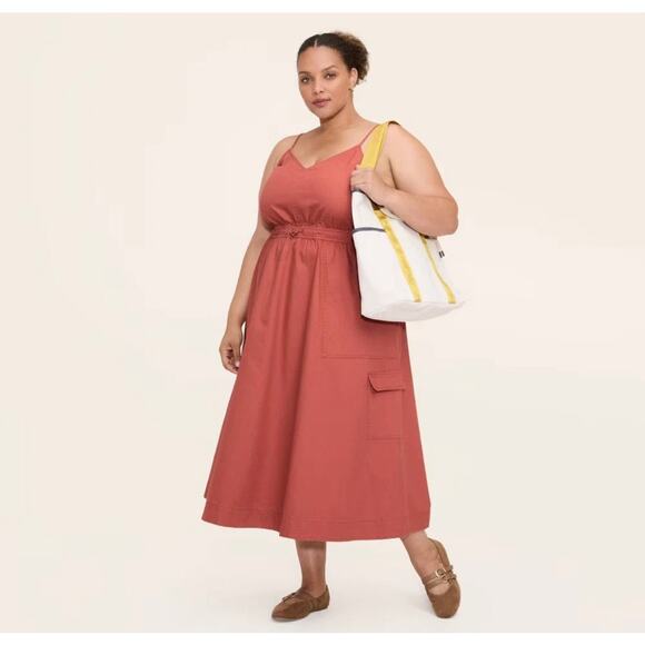 Woolrich x Target Women’s Utility Midi Dress – Cinnamon – Size 4X - Picture 1 of 4